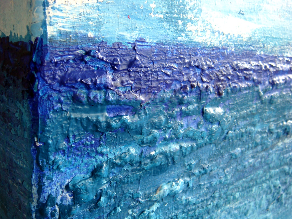 Wonderlijk Schilderij met structuur Zee van vrijheid - Marloes van Zoelen LP-27