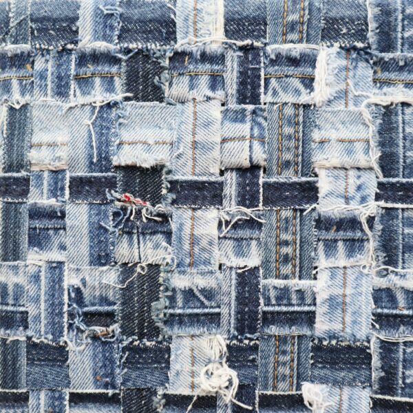 Textiel schilderij Diepe verbondenheid - Detail - Marloes van Zoelen