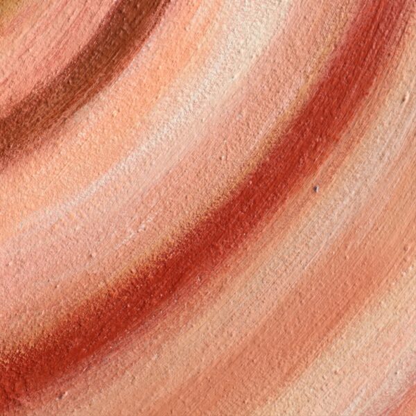 Schilderij met roze tinten - Belofte van hoop - Detail - Marloes van Zoelen