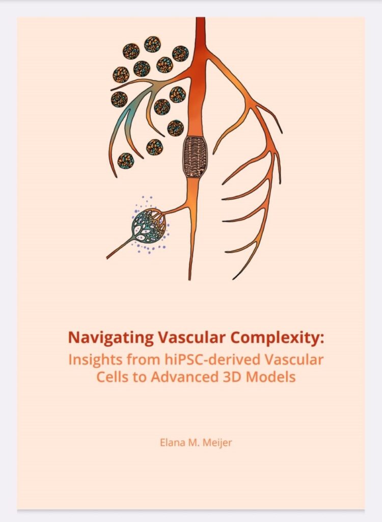 Proefschrift laten verwerken in abstract schilderij op maat - voorbeeld